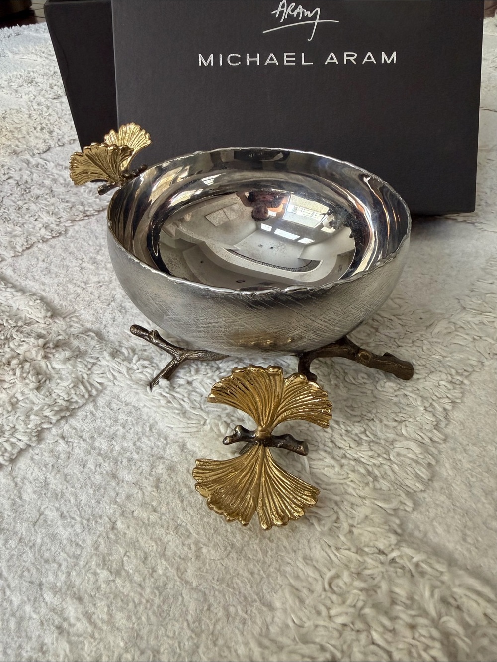 Michael Aram Butterfly Ginkgo Small Bowl - Picture 5 of 6